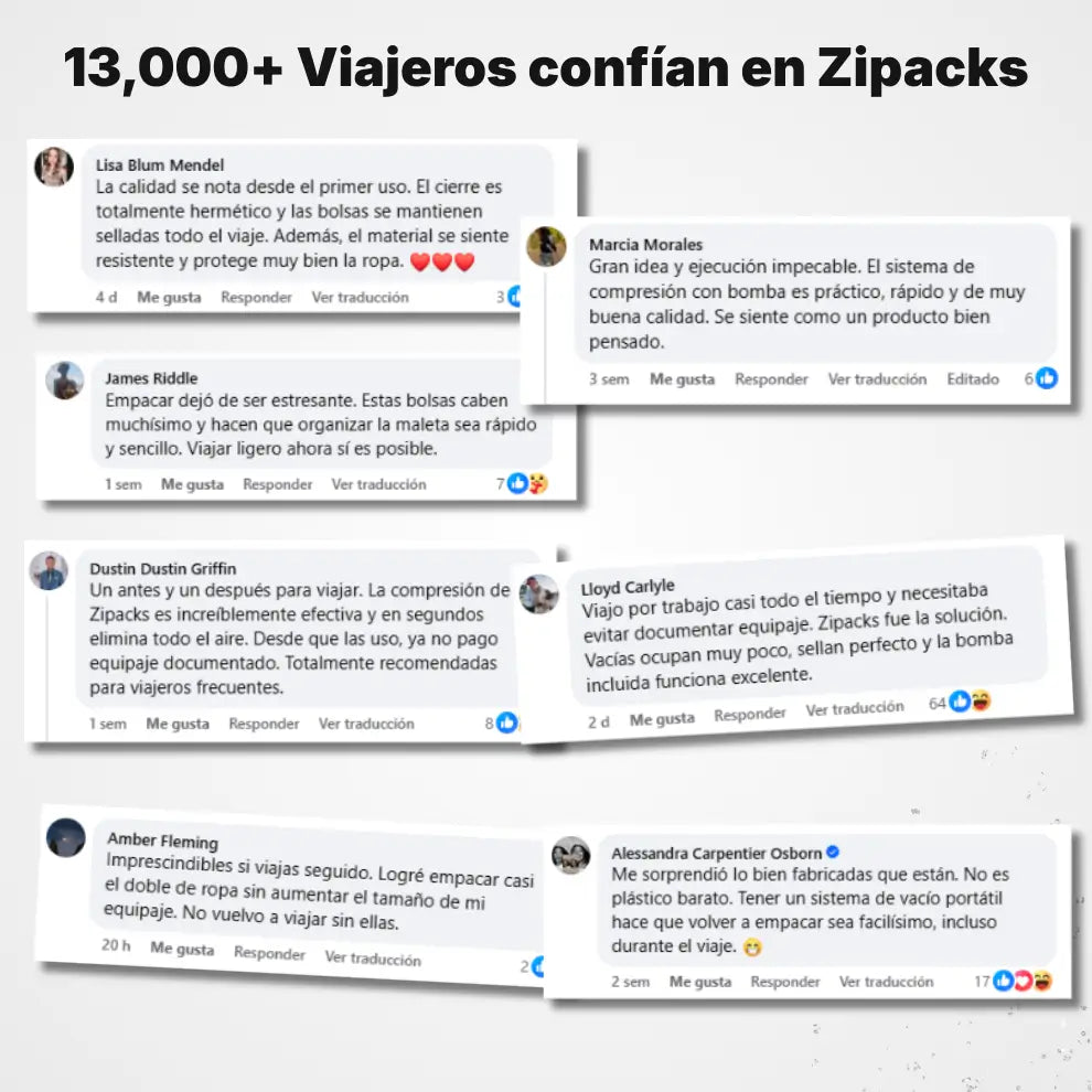 Zipacks® Sistema de Compresión Inteligente